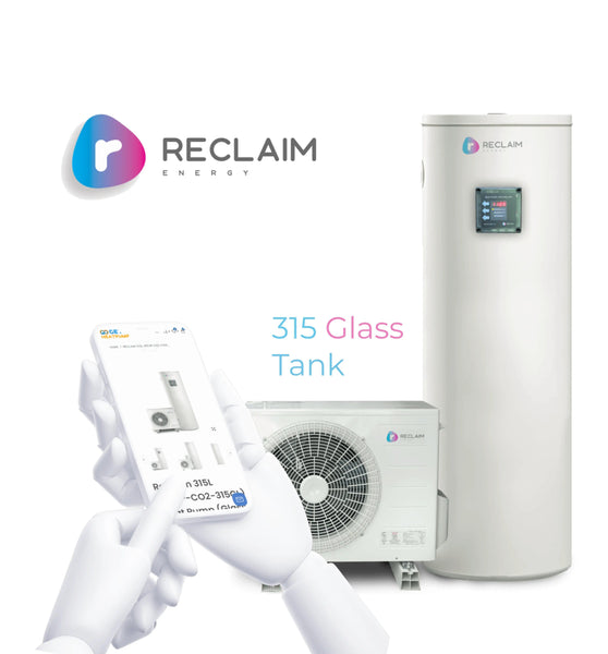 Reclaim 315L Glass Tank Heat Pump