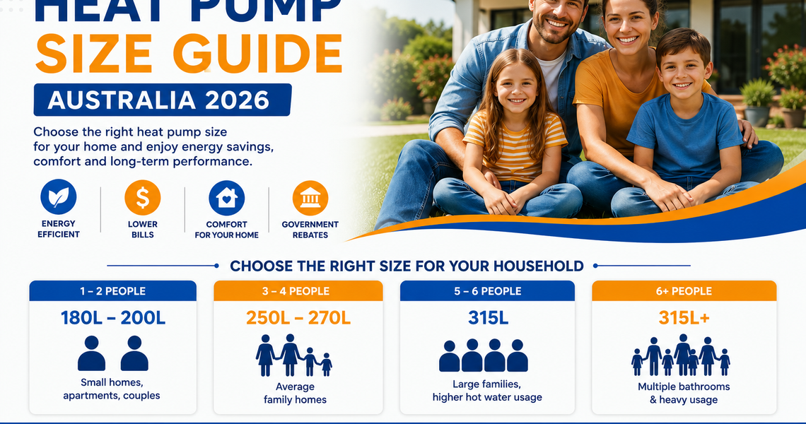 How to Choose the Right Heat Pump Size for Your Home in Australia (2026 Guide)
