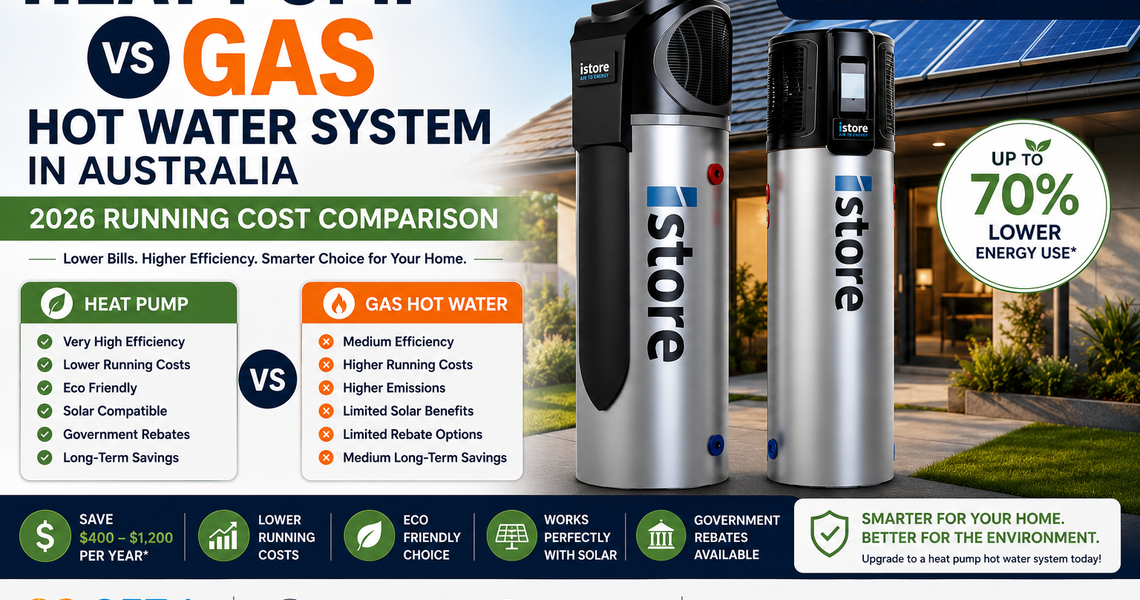 Heat Pump vs Gas Hot Water System in Australia (2026 Running Cost Comparison)