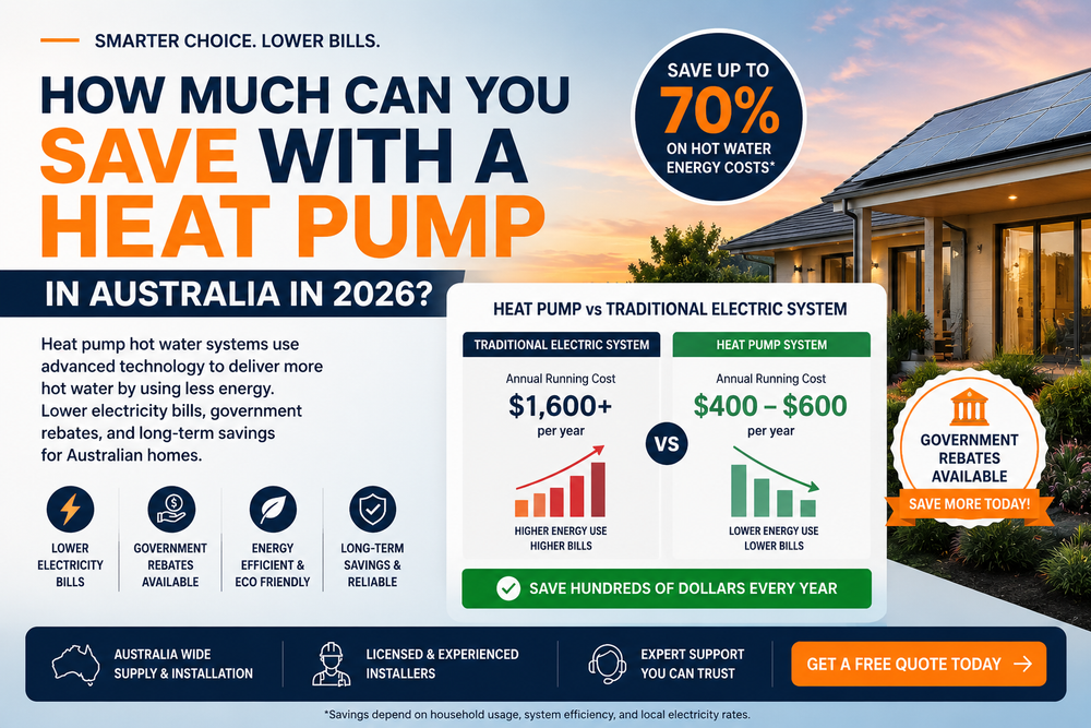 How Much Can You Save With a Heat Pump in Australia in 2026?