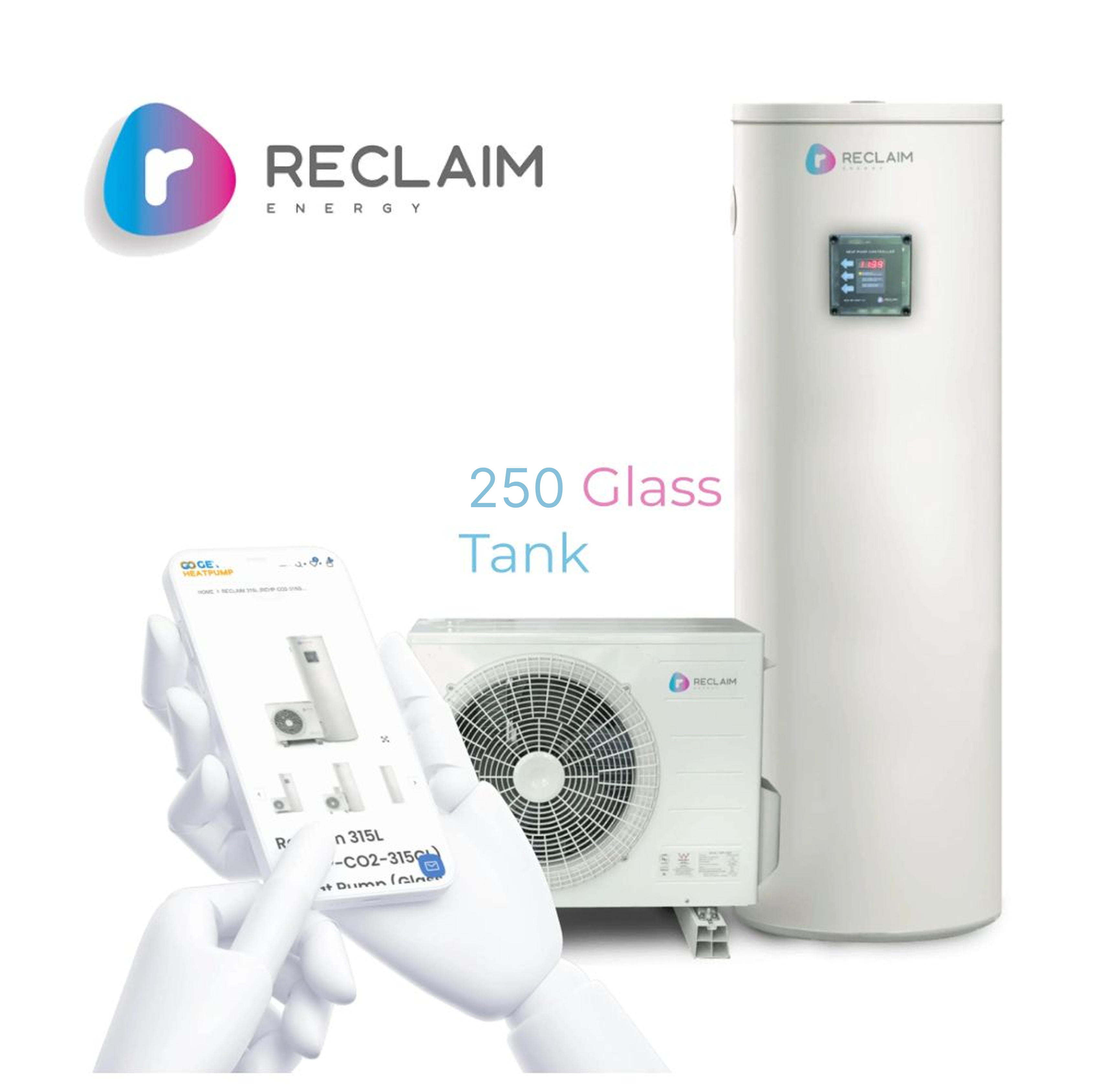 Reclaim 250L heat pump hot water system installation Melbourne