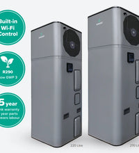 Emerald heat pumps HPA1-S220E product design
