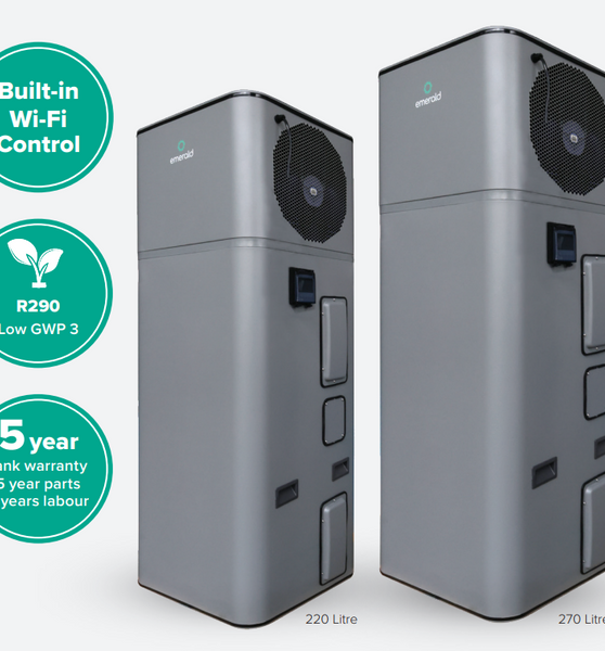 Emerald Select 270L All-In-One Heat Pump Hot Water System