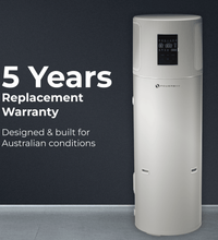 POWERBAY GEN II HEAT PUMP. AIR SOURCE HOT WATER HEATER 300L