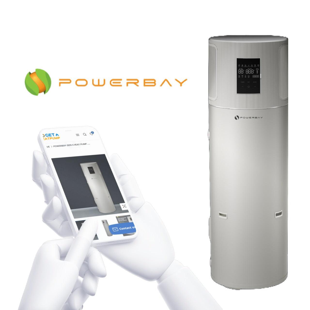 Powerbay Gen 2 heat pump hot water system