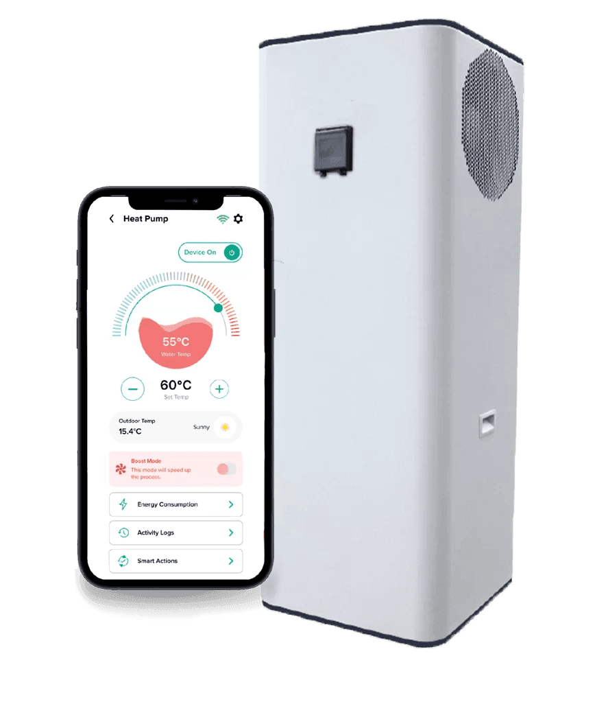 Emerald 320L heat pump hot water system