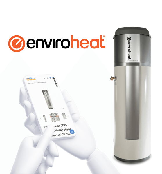 Enviroheat 200l heat pump