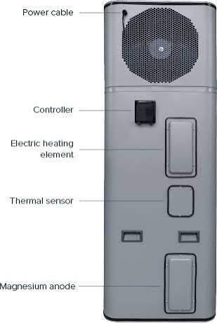 Emerald hot water heat pump installation in Victoria