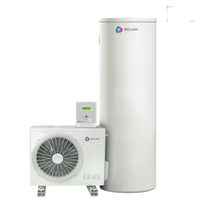 Reclaim REHP-CO2-160GL split heat pump and storage tank